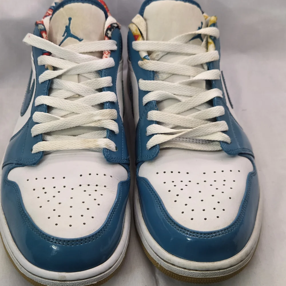 Jordan Blue and White Athletic Shoes‎ 12